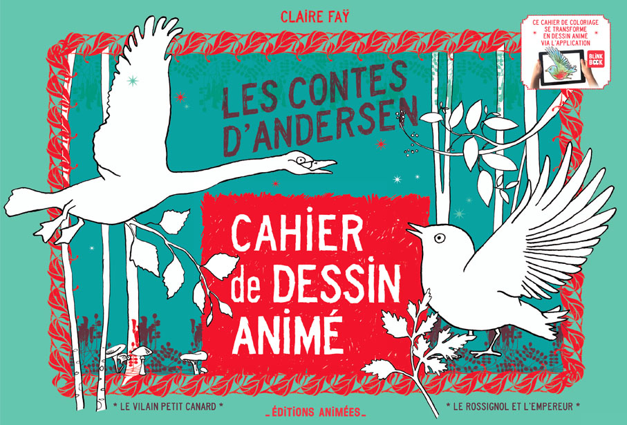 Cahier de Dessin Animé - Les Contes d'Andersen